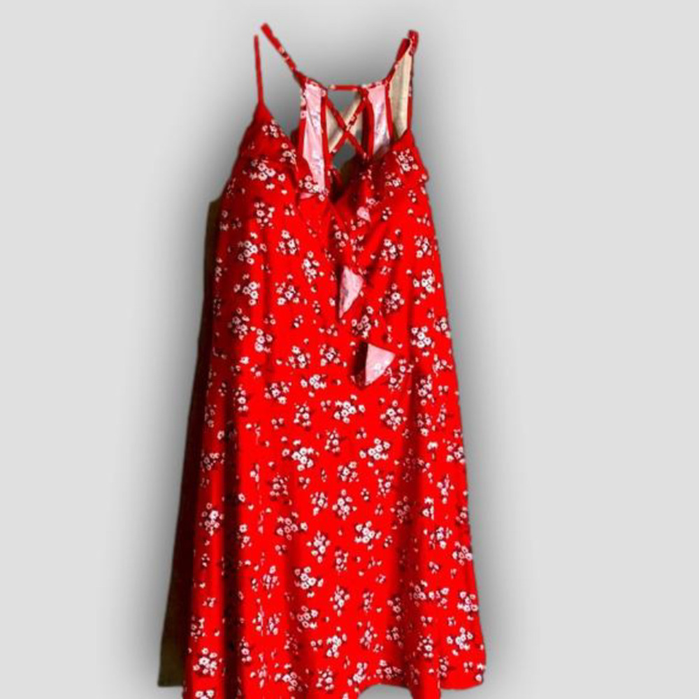 Surplice Ruffle Dress for Women from No Boundaries size xxl